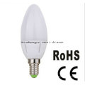 E14 4W Aluminium et plastique SMD LED Candle Light